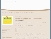 Tablet Screenshot of physiopraxis-hh.de